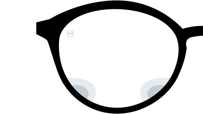 Visualización con lentes ZEISS Digital SmartLife Individual 3. La imagen muestra cómo se ve a través de los lentes. 