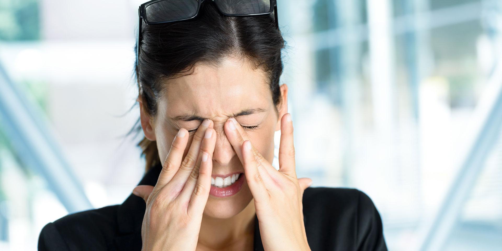 Ojos irritados