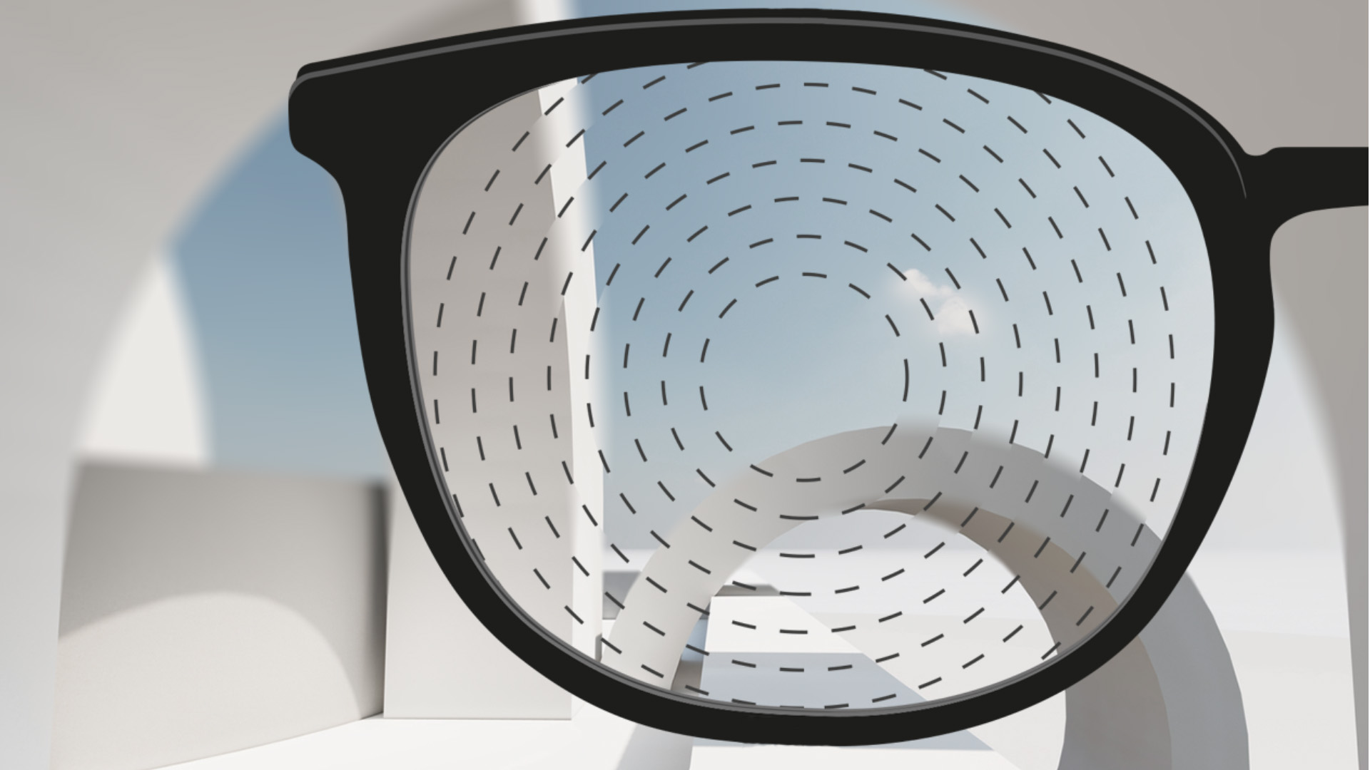 Imagen de un punto de vista con lentes para el control de la miopía de ZEISS.