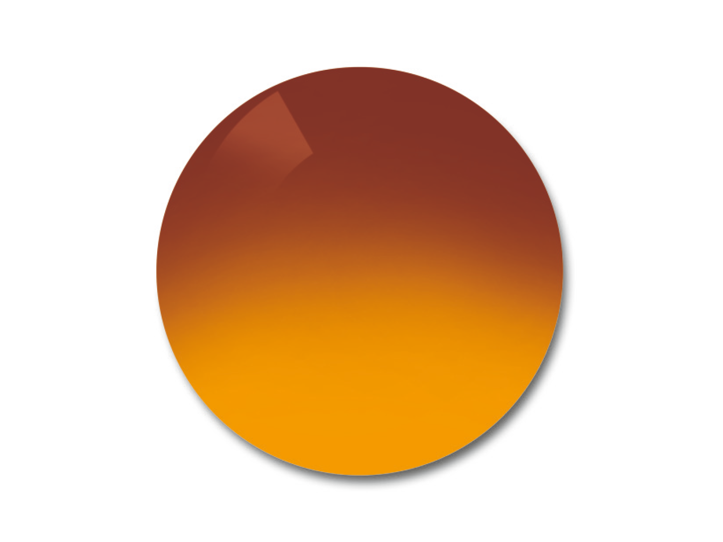 Ejemplo del color de lente ProGolf Gradient 75/25%. 